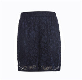 Viscose Lace Fabric Ladies Casual Shorts Casual Style Comfortable With Lined