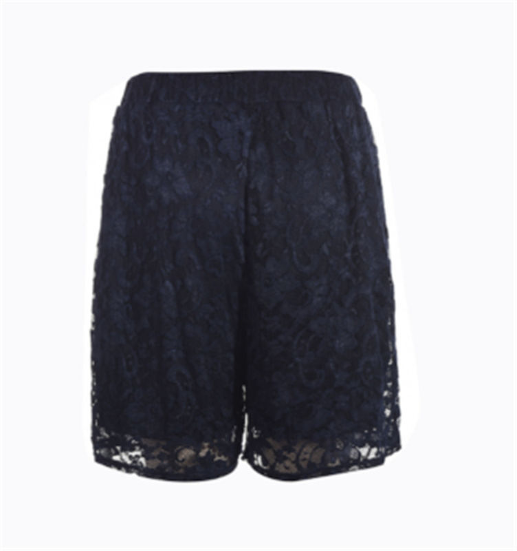 Viscose Lace Fabric Ladies Casual Shorts Casual Style Comfortable With Lined